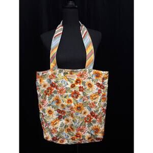 Longaberger Floral Tote Bag